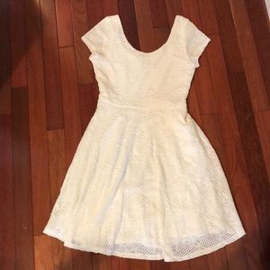White lace dress